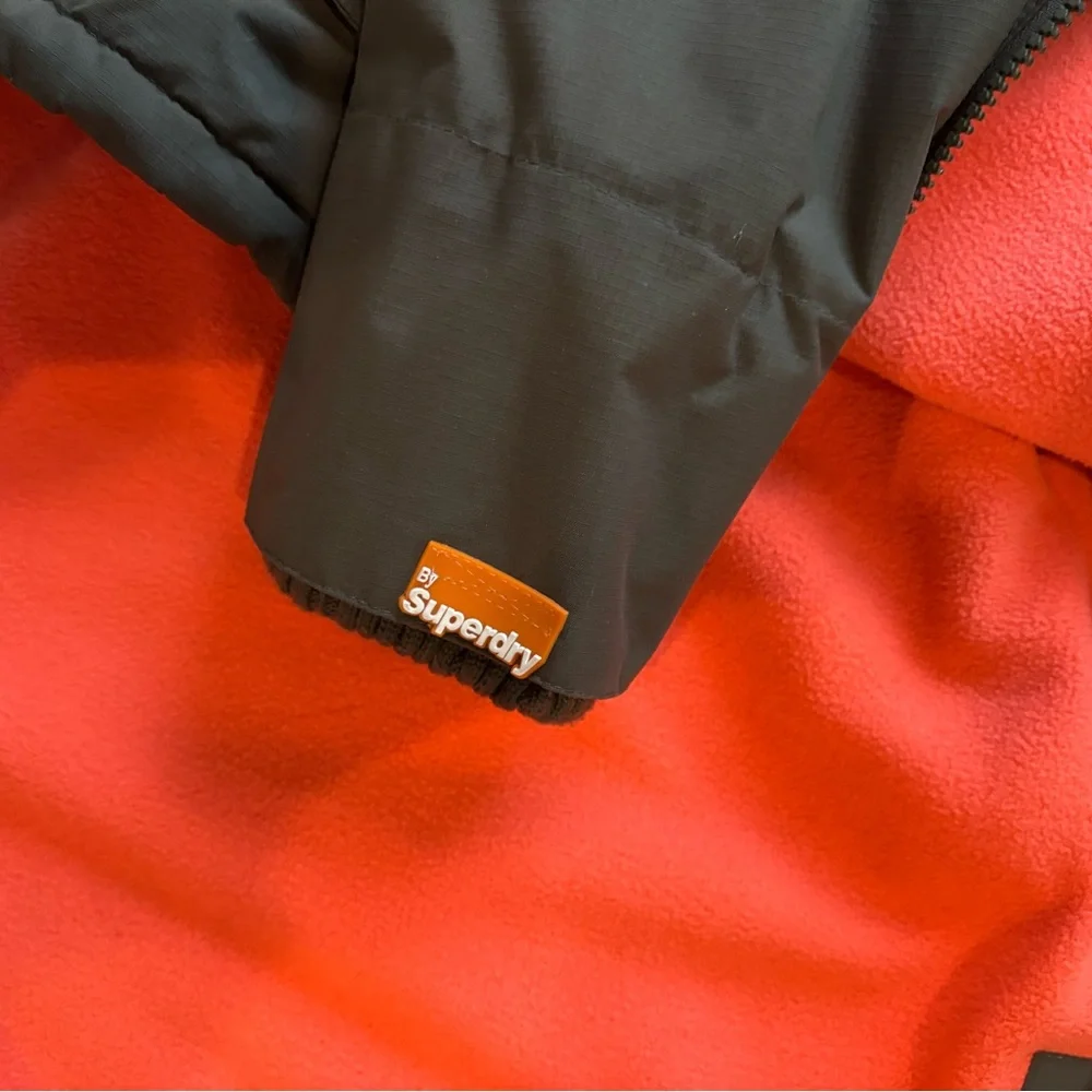Superdry Gray and Orange Women's Jacket - Picture 3 of 5